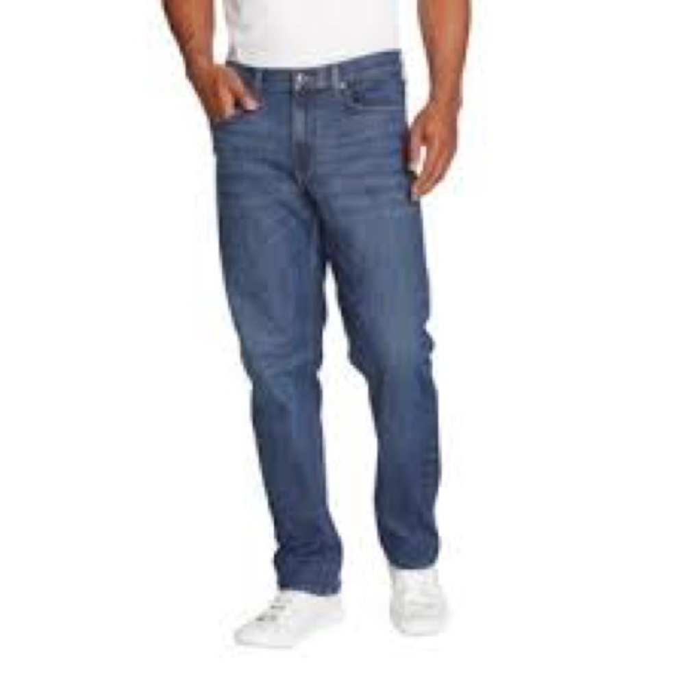 NWT Eddie Bauer Men's Jean Blue 38x29
